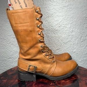 Timberland Charles Street Lace Up Combat Boots